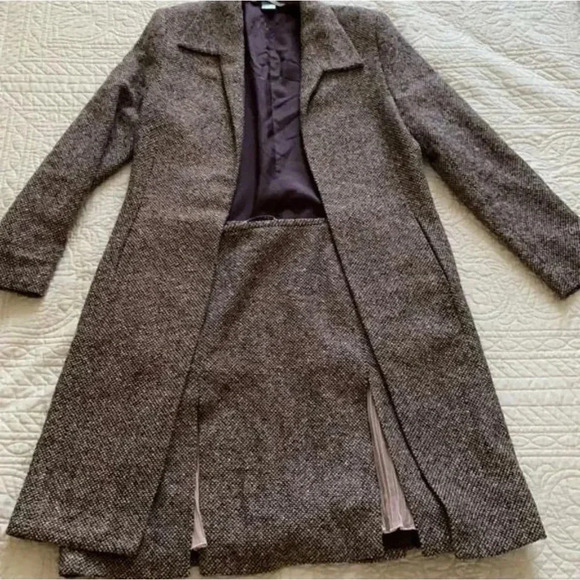 PETER Nygard Wool /Silk Skirt Set Made In Canada Size 4 - Picture 1 of 5